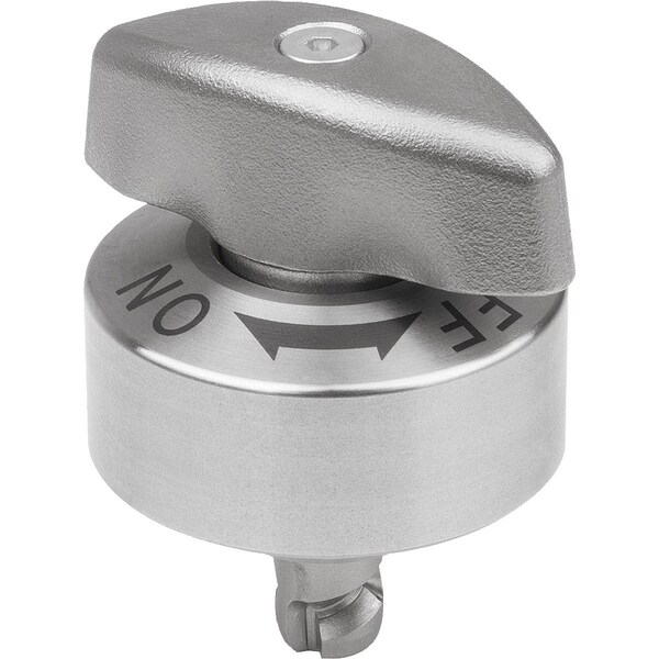 Rotary Latch, D=8, L=16, 3, Stainless Steel, Comp:Stainless Steel
